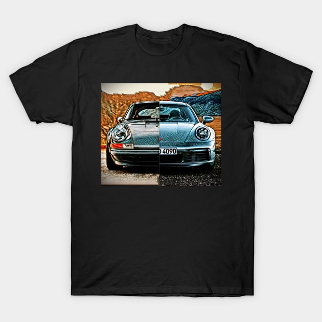 Evolution Porsche 911 T-Shirt by d1a2n3i4l5